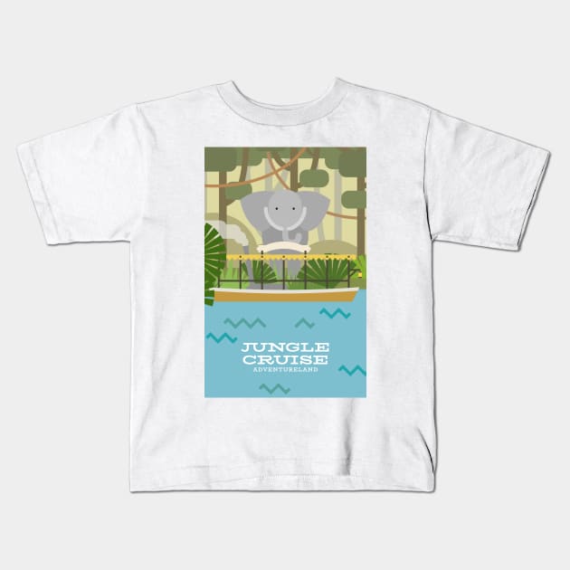 Jungle Cruise Kids T-Shirt by parkhopperapparel